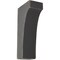 Ekena Millwork 3 1/2"W x 6"D x 12"H Clarksville Wood Vintage Decor Bracket, Black BKTWD04X06X12CVBL - alternate 1